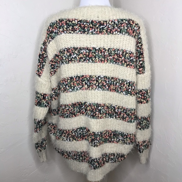 Anthropologie La Fee Verte Confetti Stripe Sweater - Picture 4 of 7